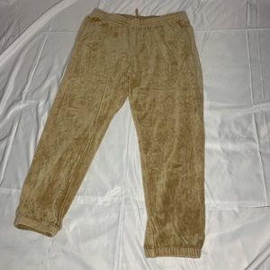Supreme velour sweat pants